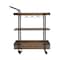 Alaterre Furniture Kyra 5-Piece Oak and Metal Living Room Set ANKY011101162RBG - alternate 5